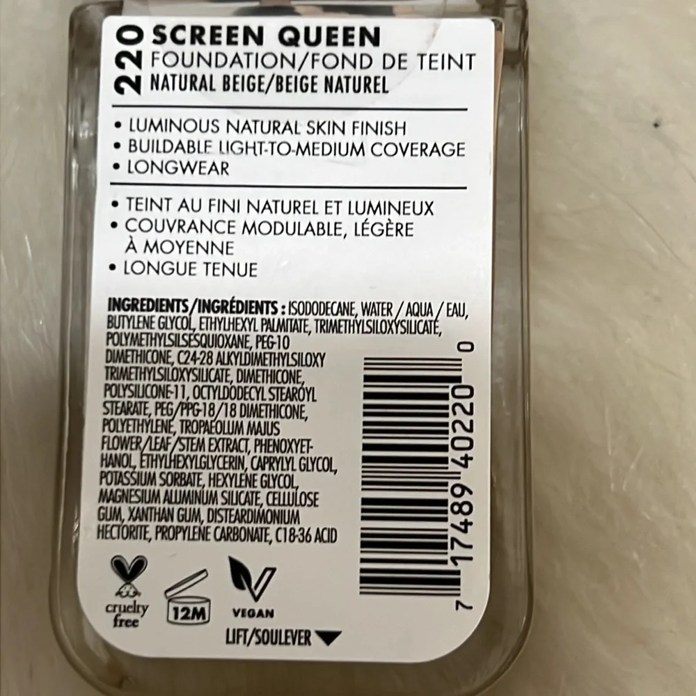 MILANI Screen Queen Foundation Natural Beige 220